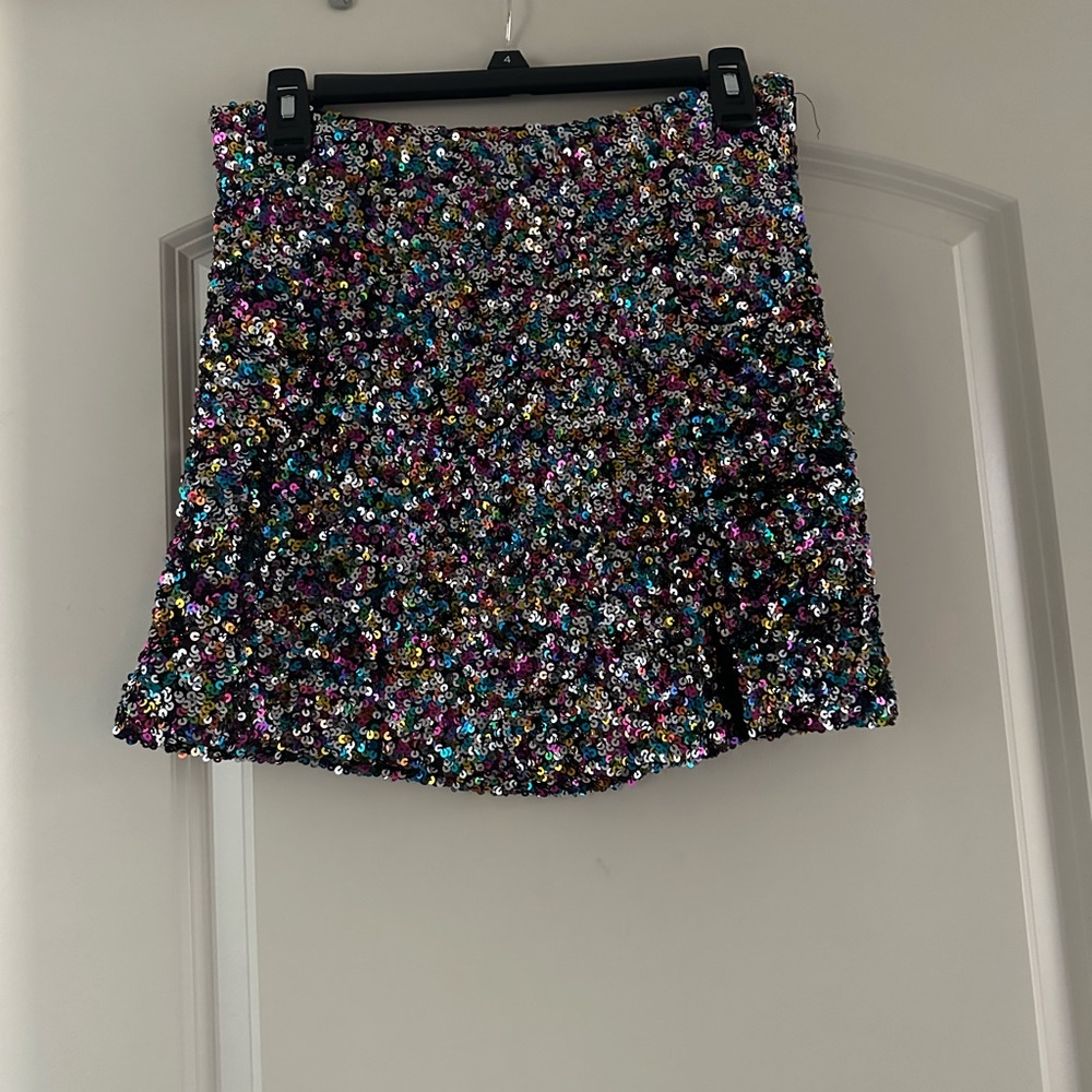 Sequin Multicolor Skirt